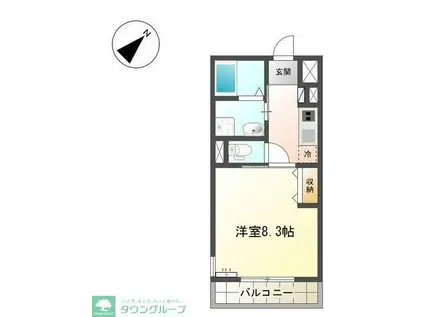 エクセレント和光(1K/2階)の間取り写真