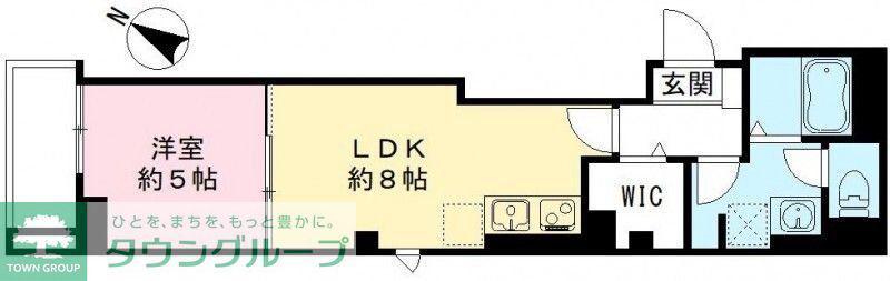 ラ フレーズ(1LDK/2階)の間取り写真