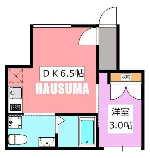 ザ レジデンス東十条(1DK/3階)の間取り写真