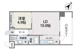 エスフォート筑紫通(1LDK/2階)の間取り写真