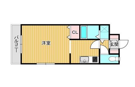 アザレアハイツ葉山(1K/3階)の間取り写真