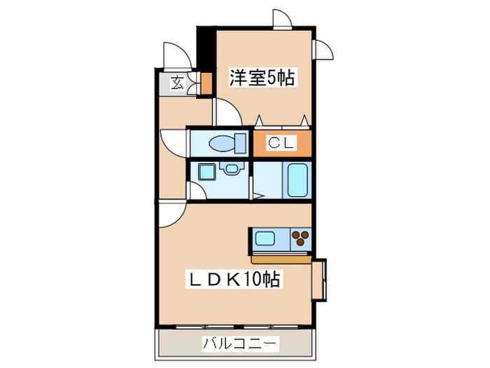 ライフステージ(1LDK/2階)の間取り写真