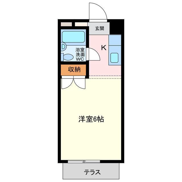 コーポ三樹(ワンルーム/1階)の間取り写真