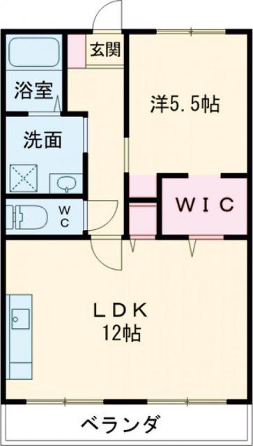 シバタコーポラス(1LDK/3階)の間取り写真