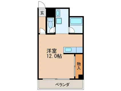 TX新栄I(ワンルーム/4階)の間取り写真