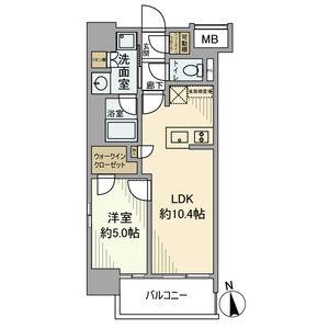 オープンレジデンシア今池(1LDK/7階)の間取り写真