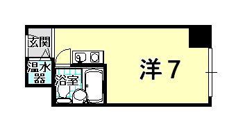 元町アーバンライフ(ワンルーム/9階)の間取り写真