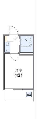 レオパレス西川口第2(1K/2階)の間取り写真