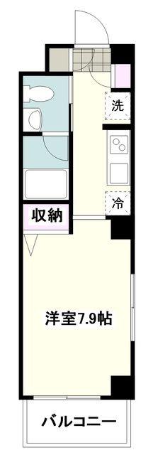 ヴァリエ原町田(1K/3階)の間取り写真
