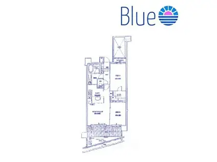 クリオ南太田(2LDK/1階)の間取り写真