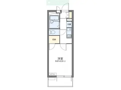 レオパレスヴィース泰光(1K/1階)の間取り写真