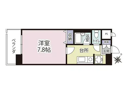 ネクステージCAMELLIAII カメリアII(1K/5階)の間取り写真