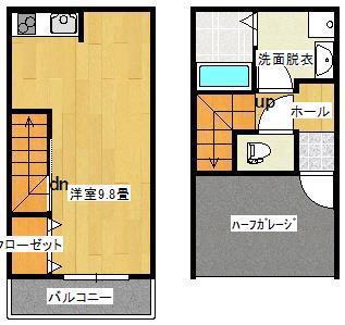 SHIMOSHIBA PIT(ワンルーム/1階)の間取り写真