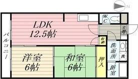 レジデンス領下(2LDK/3階)の間取り写真