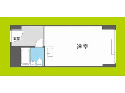 新大阪コーポビアネーズ(ワンルーム/4階)の間取り写真