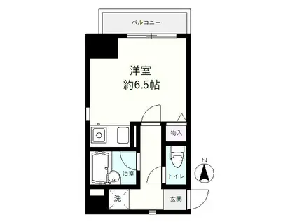 アバンス薬院(ワンルーム/11階)の間取り写真