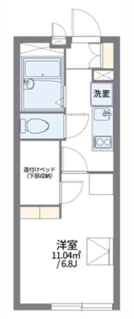 レオパレスプランタン(1K/2階)の間取り写真