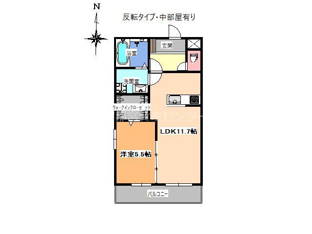 BRAUS SHUKUGO SQUARE(1LDK/1階)の間取り写真