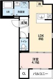 LA PRIMAVERA 平針ラ プリマヴェ(1LDK/2階)の間取り写真