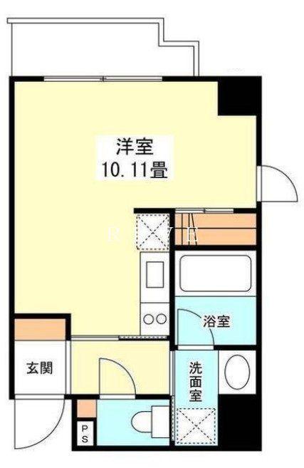 サンクレスト弐番館(ワンルーム/8階)の間取り写真
