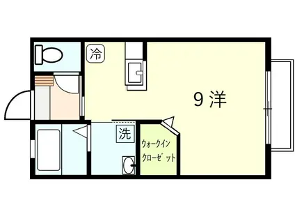 シャーメゾンS(ワンルーム/1階)の間取り写真