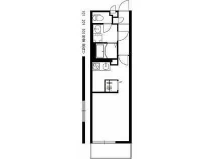 リブリ・アイレクス(1K/1階)の間取り写真