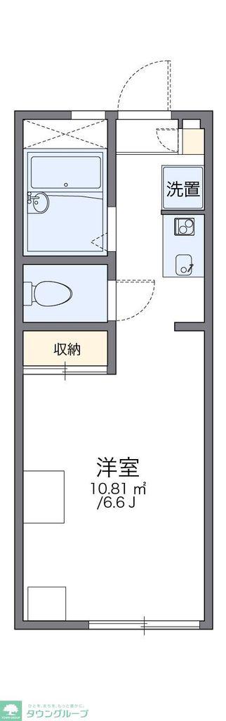 レオパレスソレーユ(1K/2階)の間取り写真