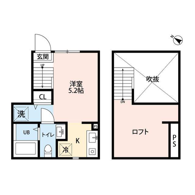 クリア町田(ワンルーム/1階)の間取り写真