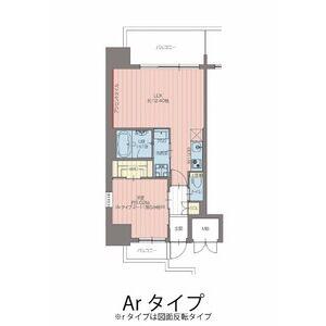 プレジオ森河内ASIAN(1LDK/15階)の間取り写真