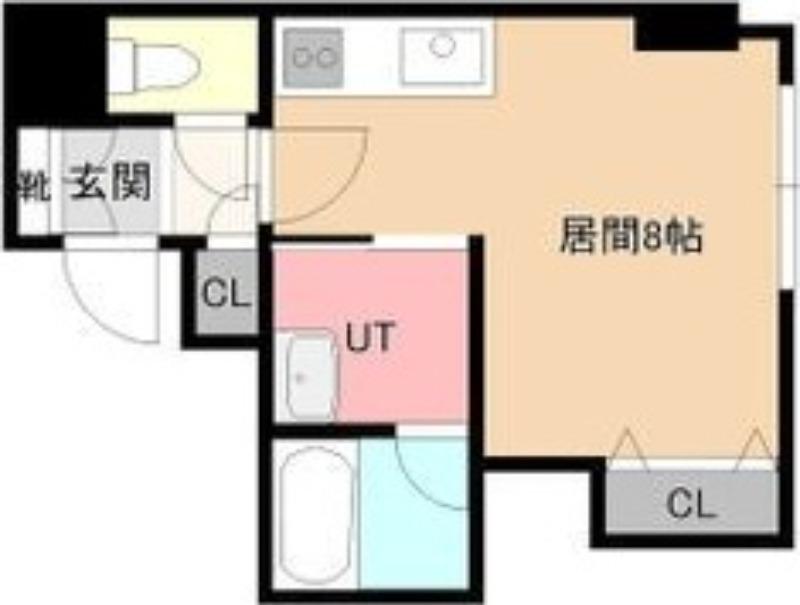 ごとうビル(ワンルーム/4階)の間取り写真
