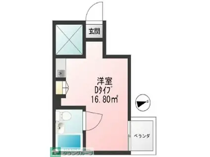 メゾン・ド・ノアピア富士見町(ワンルーム/5階)の間取り写真