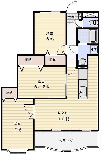 センチュリーヒルズ(3LDK/4階)の間取り写真