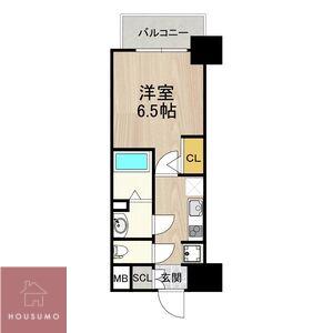 ARTIZA新大阪D.C(1K/4階)の間取り写真
