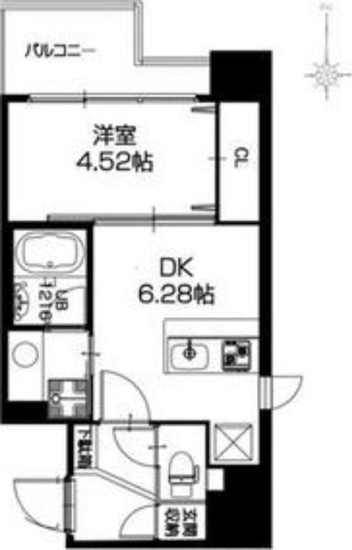 DA VINCHI(1DK/3階)の間取り写真