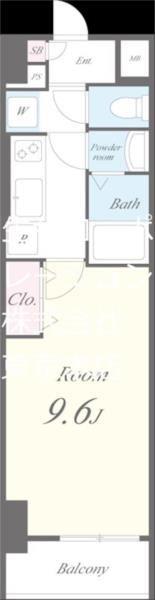 MA・MAISON(1K/7階)の間取り写真