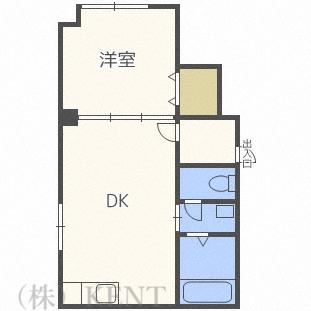 メゾン27(1LDK/2階)の間取り写真