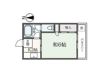ニューオーツカマンション(1K/3階)の間取り写真