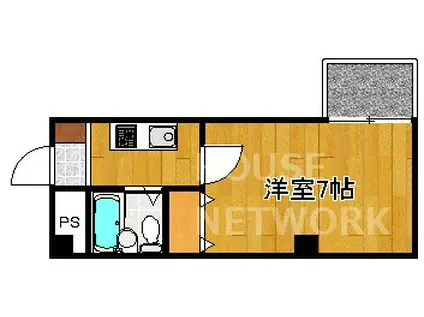 ラモヴェール大塚(1K/2階)の間取り写真