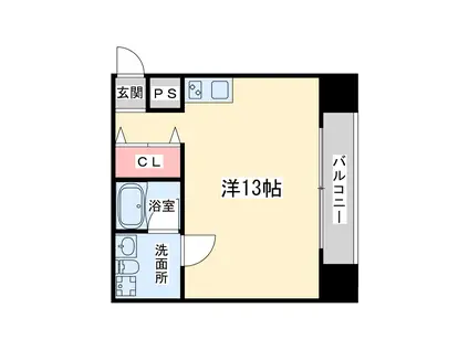 エーピーティー新梅田(ワンルーム/7階)の間取り写真