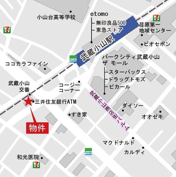 MFPRコート武蔵小山(1K/9階)の間取り写真