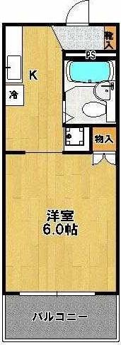 プリベメゾンMORI(ワンルーム/2階)の間取り写真