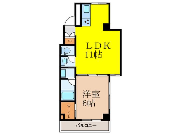 グレンフォレスト(1LDK/3階)の間取り写真