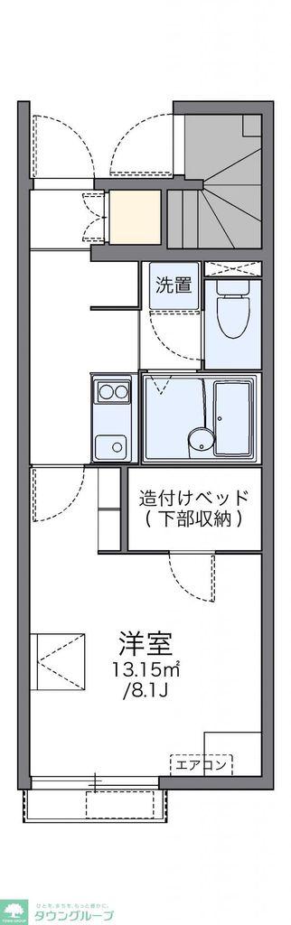 レオネクストタウンコート石塚(1K/1階)の間取り写真