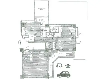 ヴィラージュ南青山(1LDK/11階)の間取り写真