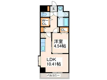 ネオ ステーション(1LDK/3階)の間取り写真
