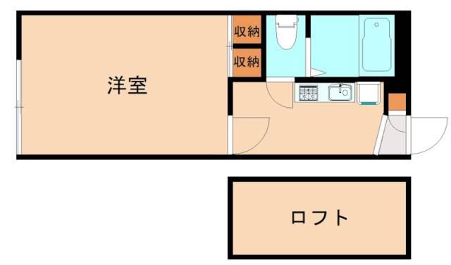 レオパレスグランドゥール綾(1K/1階)の間取り写真