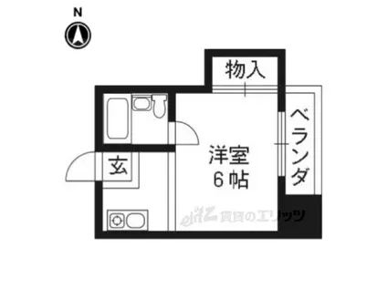 コットンハウス95(1K/5階)の間取り写真