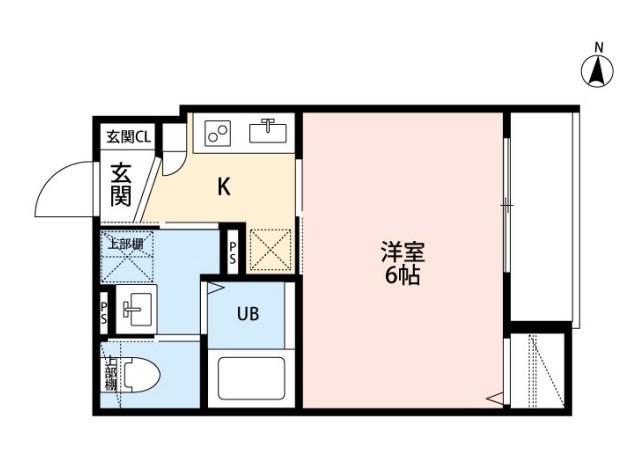 ROBOT HOME 日進III(1K/1階)の間取り写真