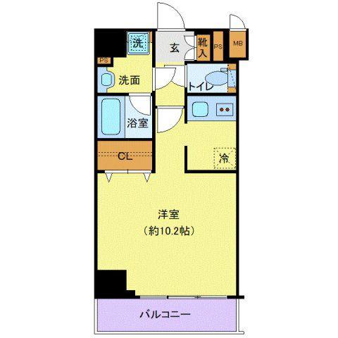 アルテシモ グラード(ワンルーム/7階)の間取り写真