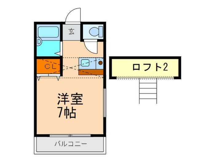 セルバート豊中(ワンルーム/4階)の間取り写真